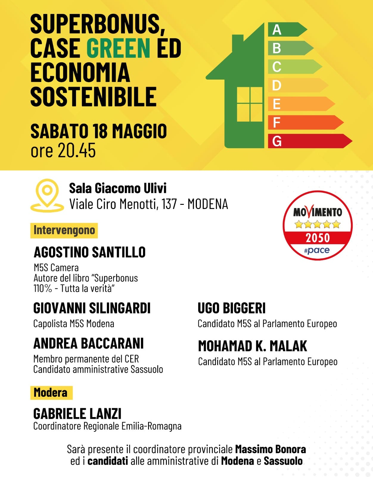 Evento economia sostenibile Modena